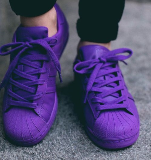 purple colour shoes