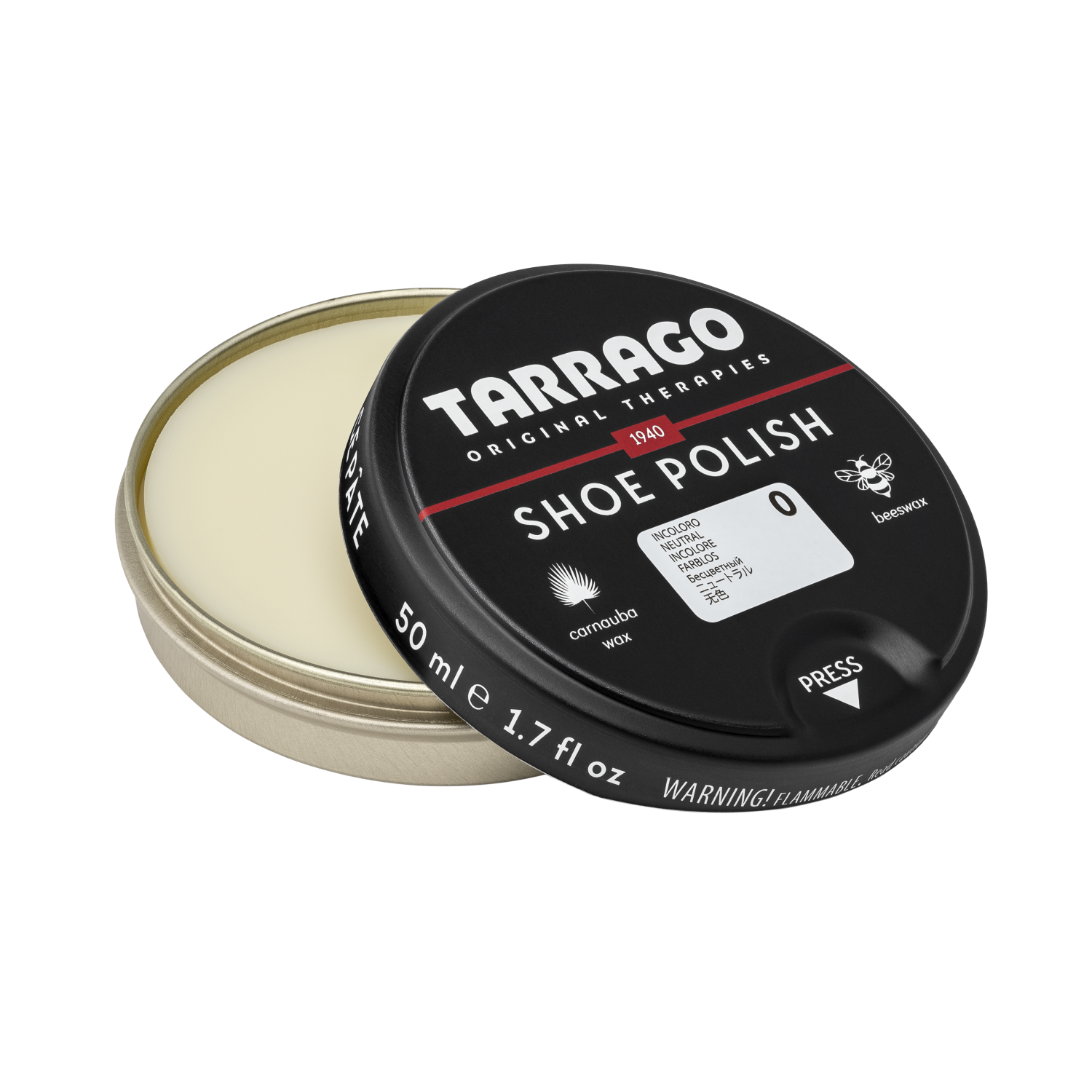 vanguardmil Shoe and Boot Polish: Restore Carnauba Wax - Black