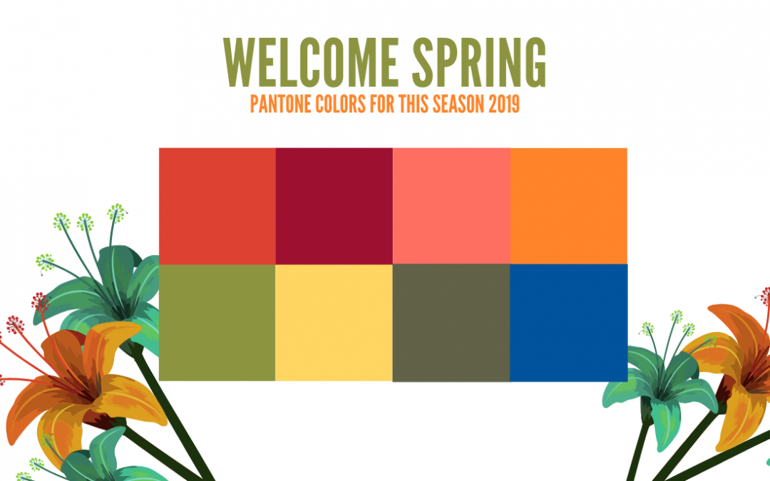 Pantone Colors for this Spring 2019