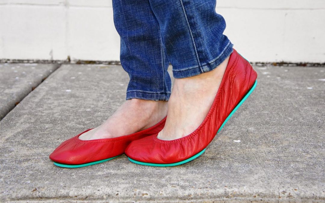 cardinal red tieks