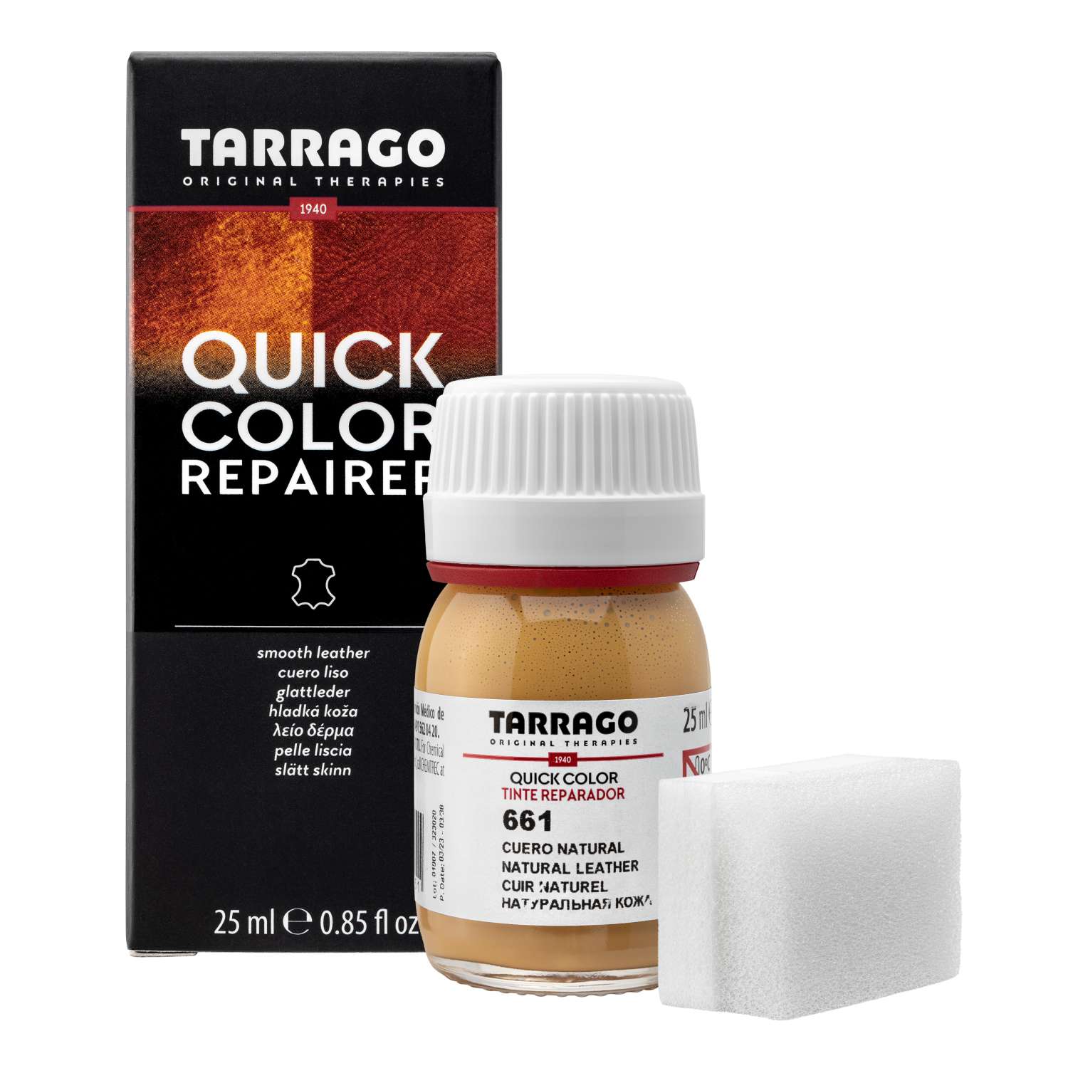 Quick Color Tinte para Cuero 25 ml   Colores Tarrago 6 -  MARRÓN OSCURO