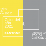 Colores del Año 2021: Pantone Illuminating Yellow y Ultimate Gray