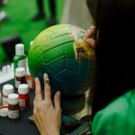 Tarrago ambassador Lili Cantero exhibits her artworks at the 2022 FIFA World Cup