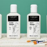 Paint on denim and achieve matt or glossy finishes with Tarrago Sneaker Paint