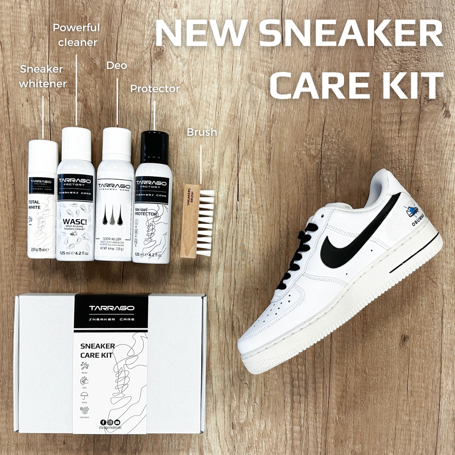 White sneaker care sale