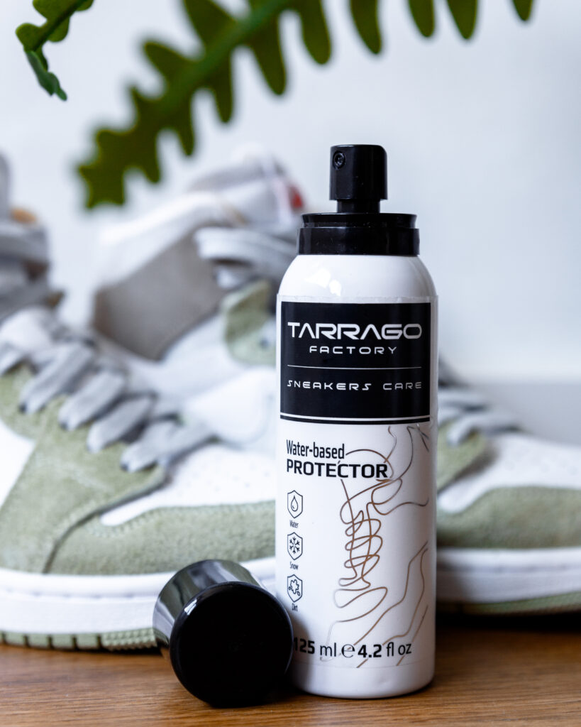 Sneakers Water Based Protector. Sustainable product